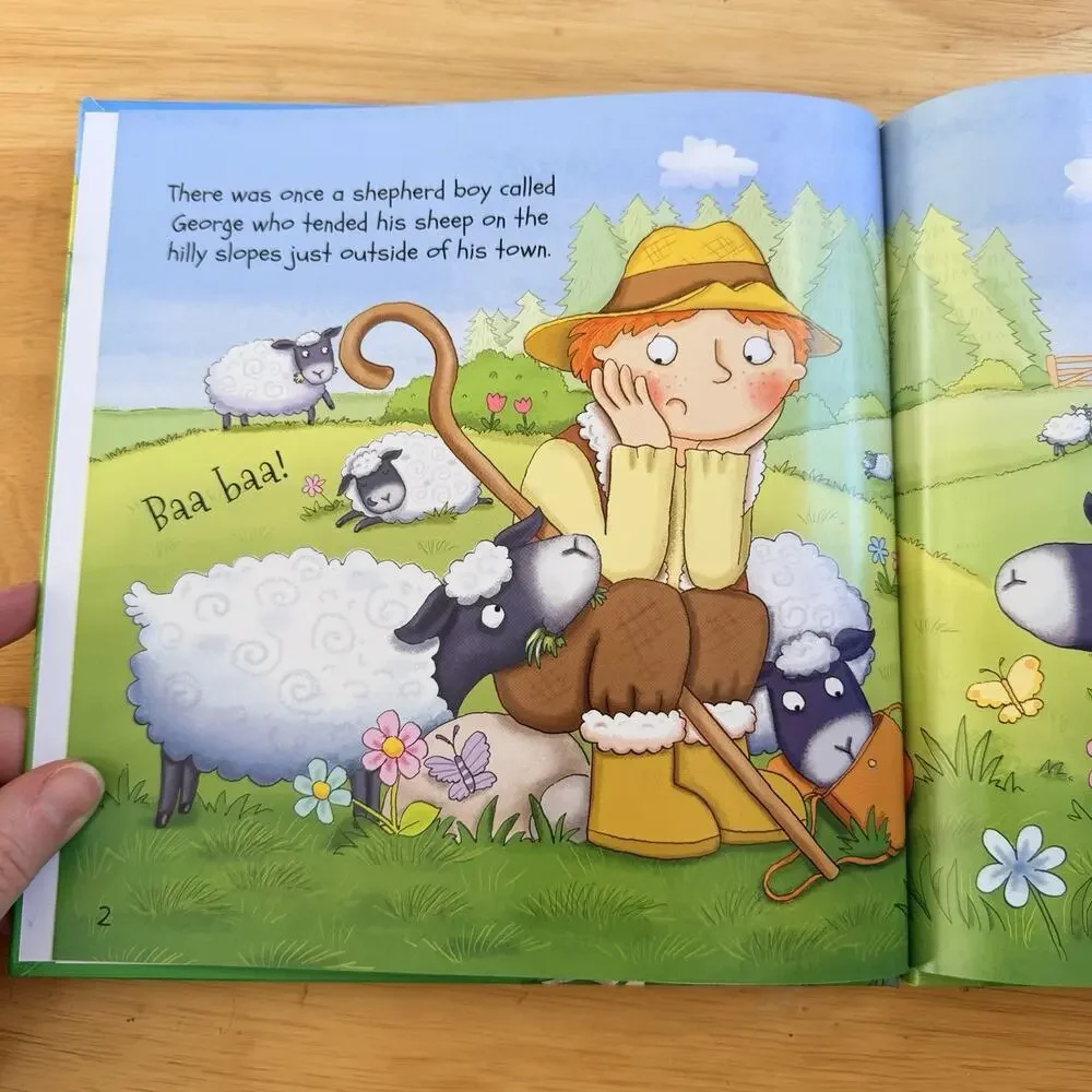 The Boy Who Cried Wolf Lets Learn Aesops Fables Hardcover Book Library Binding